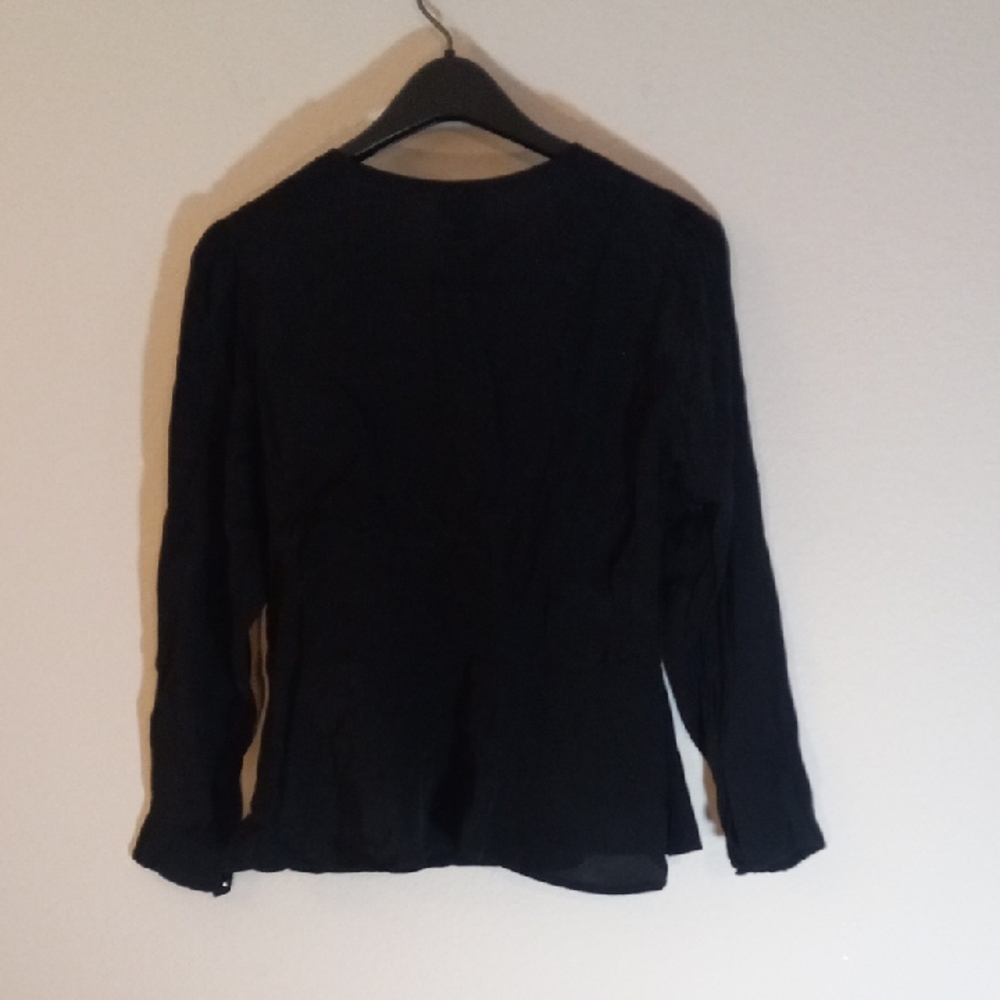 A New Day Women's Long Sleeve Button-Front Top - Picture 7 of 8